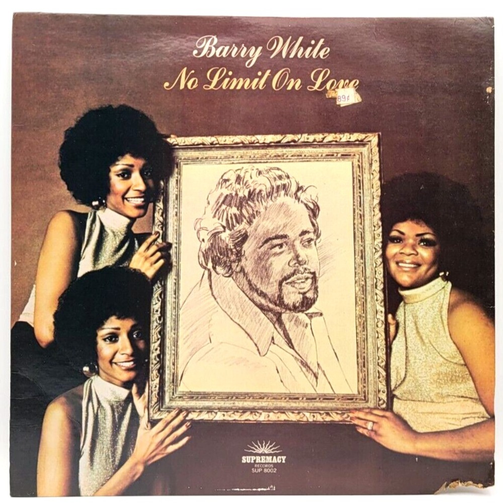 BARRY WHITE - NO LIMIT ON LOVE - SOUL FUNK LP RECORD SUPREMACY